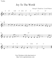 Sheet Music Violin Joy To The World Free Christmas Violin Sheet Music Notes Violin Sheet Music Sheet Music Saxophone Sheet Music