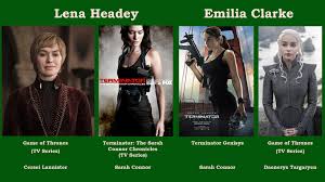 Lena headey is 35 this year, so having a baby at 19 / 20 isn't so unusual, if we are to assume sarah connor is the same age as the actress who plays her. Sarah Connor From Game Of Thrones Album On Imgur