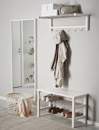 Ikea Tjusig Bench W Shoe Storage White Bench With Shoe Storage Ikea Hallway Hallway Storage
