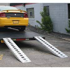 Scepter 08226 budget car ramps. Aluminum Hook End Car Trailer Ramps 94 L X 15 W Discount Ramps