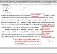 Sample coursework with comments submission to be commented ...
