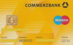 Pożyczki online do 10000 zł. Bank Card Commerzbank Commerzbank Germany Federal Republic Col De Ms 0061