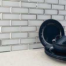 Ice beveled subway tile kitchen backsplash. Msi Ice Bevel Subway 11 73 In X 11 73 In X 8 Mm Glass Blend Mesh Mounted Mosaic Tile 9 6 Sq Ft Case Glsst Icebe8mm The Home Depot