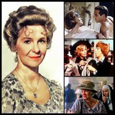 1987-Geraldine Page, Angela Lansbury, Blythe Danner and Richard Chamberlain  backstage after a performance of "Blithe Spirit"