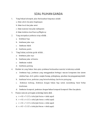 In august hot winds go blowing by. Soal Kjj Pilihan Ganda