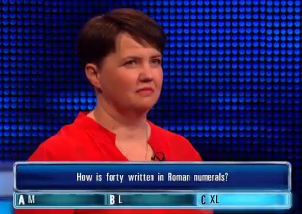 Watch moment Ruth Davidson calls Bradley Walsh 'rude' after 'extra large'  joke on The Chase | Glasgow Times