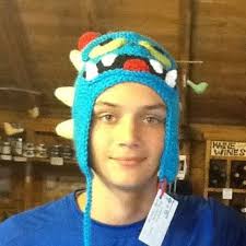 PDF PATTERN ONLY Crochet Grub Worm Monster Sky Creature Hat Three Sizes  Included Instant Download