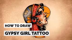 How To Draw A Gypsy Girl Tattoo Drawing Tutorial Youtube Gypsy drawing at getdrawings | free download. how to draw a gypsy girl tattoo drawing tutorial