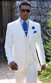 While most prefer to stick with combinations like black and white, you can mix it up with different shades, making the white suit a. New Fashion Trends Notch Lapel White Prom Suit Wedding Suit Groom Wear Include Jacket Pants Bowtie R 002 White Prom Suit Prom Suits Wedding Suits Men