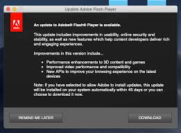 Flash player has a number of security vulnerabilities, for which apple often blocks the outdated version of the program. How To Disable Update Adobe Flash Player Notifications Macreports