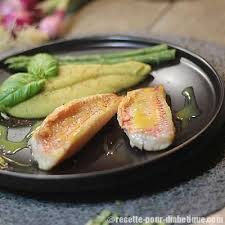 Filets De Rougets Et Puree De Pois Casses Recette Filets De Rouget Pois Casses Rouget