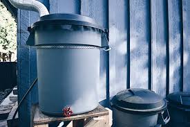 Rain barrels are a great way to harvest free water for use in this creates ridges in the holes for the spigot and hose barb to be tightly inserted into the rain barrel and seal against water leaking. Homemade Rain Barrel Diy Project The House Homestead