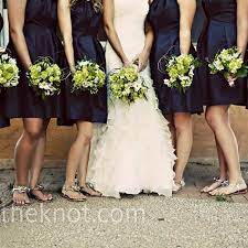Every type of wedding bouquet to choose from. Navy Dress With Orange Flowers 13dca5
