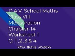 Math Viii Ch Mensuration Worksheet Maths Worksheets For Sddefault 2nd Grade Curriculum Maths Worksheets For Class 8 Mensuration Worksheets Go Math 4th Grade Homework Book 2nd Grade Math Curriculum Free Find The