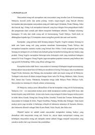 Orang asli dalam sejarah peradaban bangsa melayu. Masyarakat Orang Asli