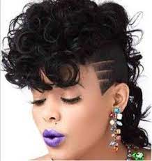 Recently, it became one of the latest trends in hair styling in black and white women. Weave Mohawks For Black Women New Hairstyles Ideas Curly Hair Updo Hair Styles Hair Styles 2016