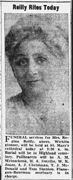 Regina A. Reiling Reilly (1864-1933): homenaje de Find a Grave