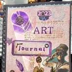 Art journal pages from October 2023