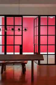 Amazing gallery of interior design and decorating ideas of red accent wall in bedrooms, living rooms, girl's rooms, nurseries, dining rooms. Adding An Office To A Chelsea Loft Fontan Architecture