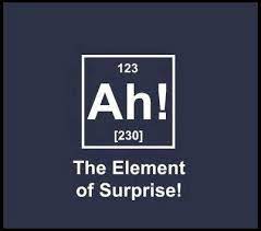 Ah The Element Of Surprise Nerd Jokes Nerdy Humor Geek Humor