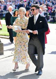 Meghan's former suits castmate made a splash in a gorgeous red and white dress by costarellos and an elegant hat, paired with earrings by stazia loren. Royal Wedding Best Dressed List Prince Harry And Meghan Markle Wedding Guest Style