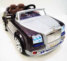 Rich Rolls Royse Phantom Style Purple Kids Ride On Toys Power Wheels Kids Ride On