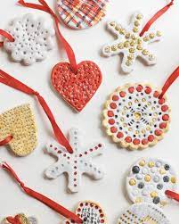 Pâte à sel classique fleurie et autre. Des Decorations De Noel En Pate A Sel Diy Shake My Blog