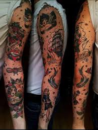 Traditional Half Sleeve Tattoos Traditional Sleeve Tattoos Traditional Tattoo