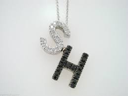 We did not find results for: Diamond Initial Pendant Unique Letter Necklace Black White Diamond Initial Pendant Necklace 14k White Gold Pave 0 50 Carat Handmade