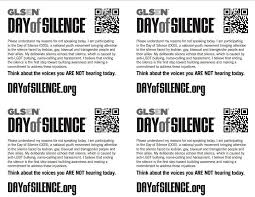 Day Of Silence Speaking Cards English Version These Are A Great Free Printable Resource For Participants Who Want To Keep Their V Day Of Silence Day Silence