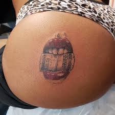 This old lady, must have been at least 75, had me do a swastika on her asshole. Colin Five And Dime Tattoo Butt Cheek Tattoos Another Good Walk In Today