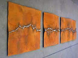 Rusted Wall Design In Corten Steel Steel Art Steel Wall Art Modern Wall Sculptures