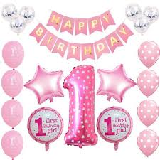 Explore one year birthday themes that are as unique and fun as your first 365 days of life have been with your precious little one. Kaboer First Birthday Decorations Set Boy Blue One Year Old Baby Boy Foil Balloon White Gold Confetti Balloon Number 1 Balloon Happy Birthday Banners Garland Party Supplies Walmart Com Walmart Com