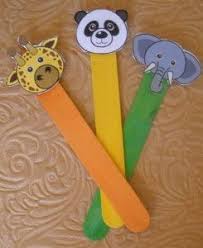 Animal Craft Stick Puppets Craft Stick Crafts Animal Crafts For Kids Popsicle Stick Crafts