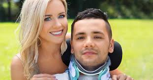 Paralysed kickboxer Ra Redden is fighting back thanks to love