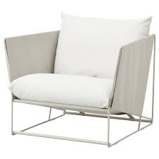Havsten Armchair In Outdoor Beige 38 5 8x37x35 3 8 Ikea Armchair Ikea Comfortable Sofa