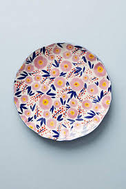 Leah Goren Painted Poppies Side Plate Pottery Painting Designs Diy Pottery Ceramic Painting