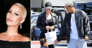 Amber Rose All Smiles With Alexander Ae Edwards For Family Outing Weeks Before Nasty Breakup