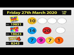 Nlcb Online Draws Friday 27th March 2020 Lotto Today Online Drawing Lotto