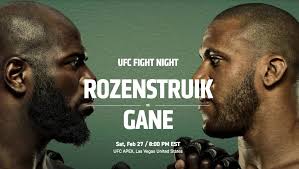 The year 2021 will be the 28th year in the history of the ultimate fighting championship (ufc), a mixed martial arts promotion based in the united states. Preview Ufc Fight Night Rozenstruik Vs Gane On Espn Laughingplace Com