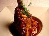 À soupe de romarin huile d'olive sel, poivre du moulin. Les Meilleures Recettes De Souris D Agneau Confite