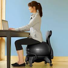 Ergonomically designed ball fitness chair for improving posture provides healthy, proactive sitting position that engages muscles encourages minor motions for better balance, stability, and. Gaiam Balance Ball Chair