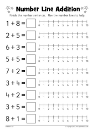 number line addition worksheets sb12217 sparklebox