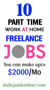 10 Best Work From Home Freelance Jobs Make Upto 8000 Month Freelancing Jobs Legit Work From Home Working From Home