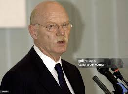 Germany's Defence Minister, Dr. Peter Struk speaks at the ceremony... News  Photo