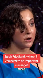 Sarah Friedland Wins Big at Venice Film Festival!