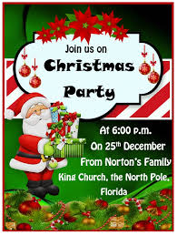 They arrange dinners, lunches and parties each of which is on. 15 Free Christmas Party Invitation Templates Ms Office Documents