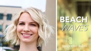 Before making your waves, don't forget to treat your hair with a good mask, serum or something that will protect it from the heat. How To Achieve Beach Waves On Short Hair Tangerine Salon