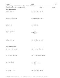 Here's the place to start. Equations And Inequalities And Absolute Value Worksheet