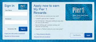 Pier 1 credit card approval. Pier One Credit Card Login Bill Pay Help